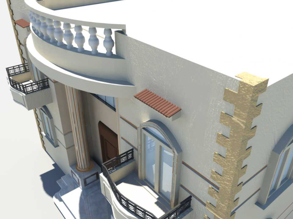 3D Designs rendering vray Villa Boothes materials texture
