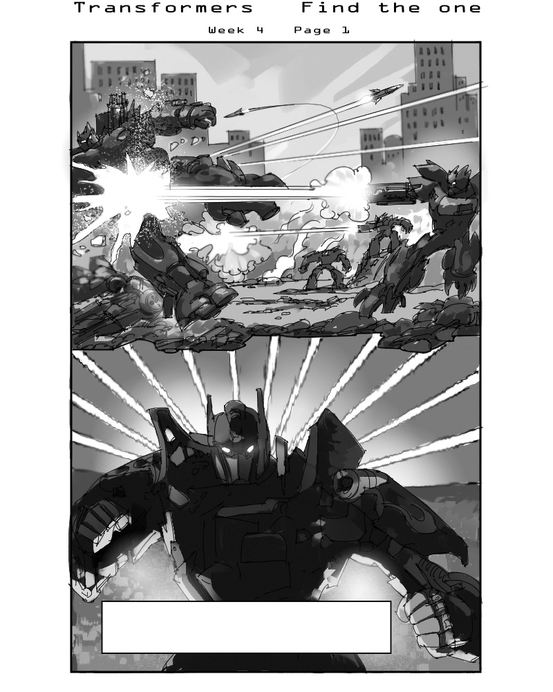 Transformers robots GM Cars War comics Drawing  Corel Painter
