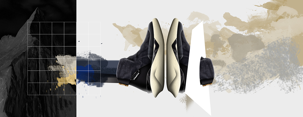 Côte&Ciel high fashion cote ciel footwear footwear design explore storytelling   presentation Layout Brand Knowledge  inspiration