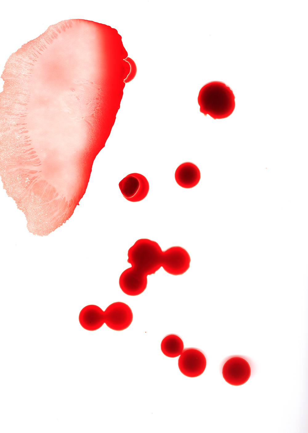 scanograms blood samples body work artist body