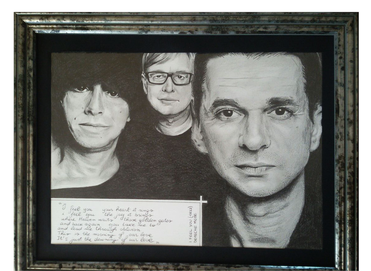 Depeche Mode DM disegno passioni gift regalo
