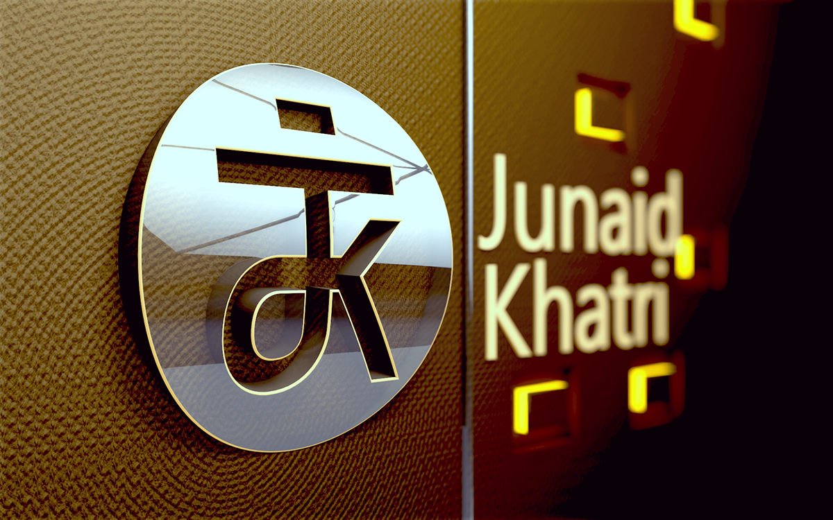 junaid khatri  logo designing Render c4d