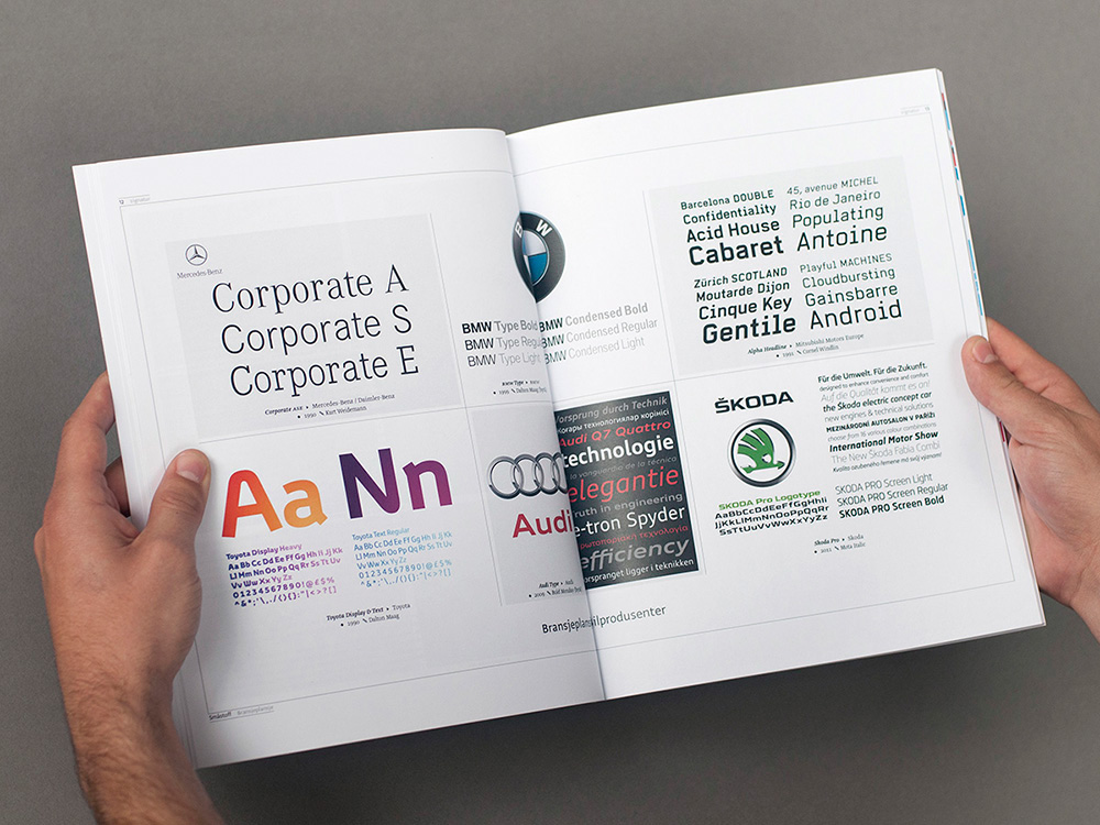 typeface design type design corporate fonts font fonts type designers magazine Magazine design Layout brands magazines