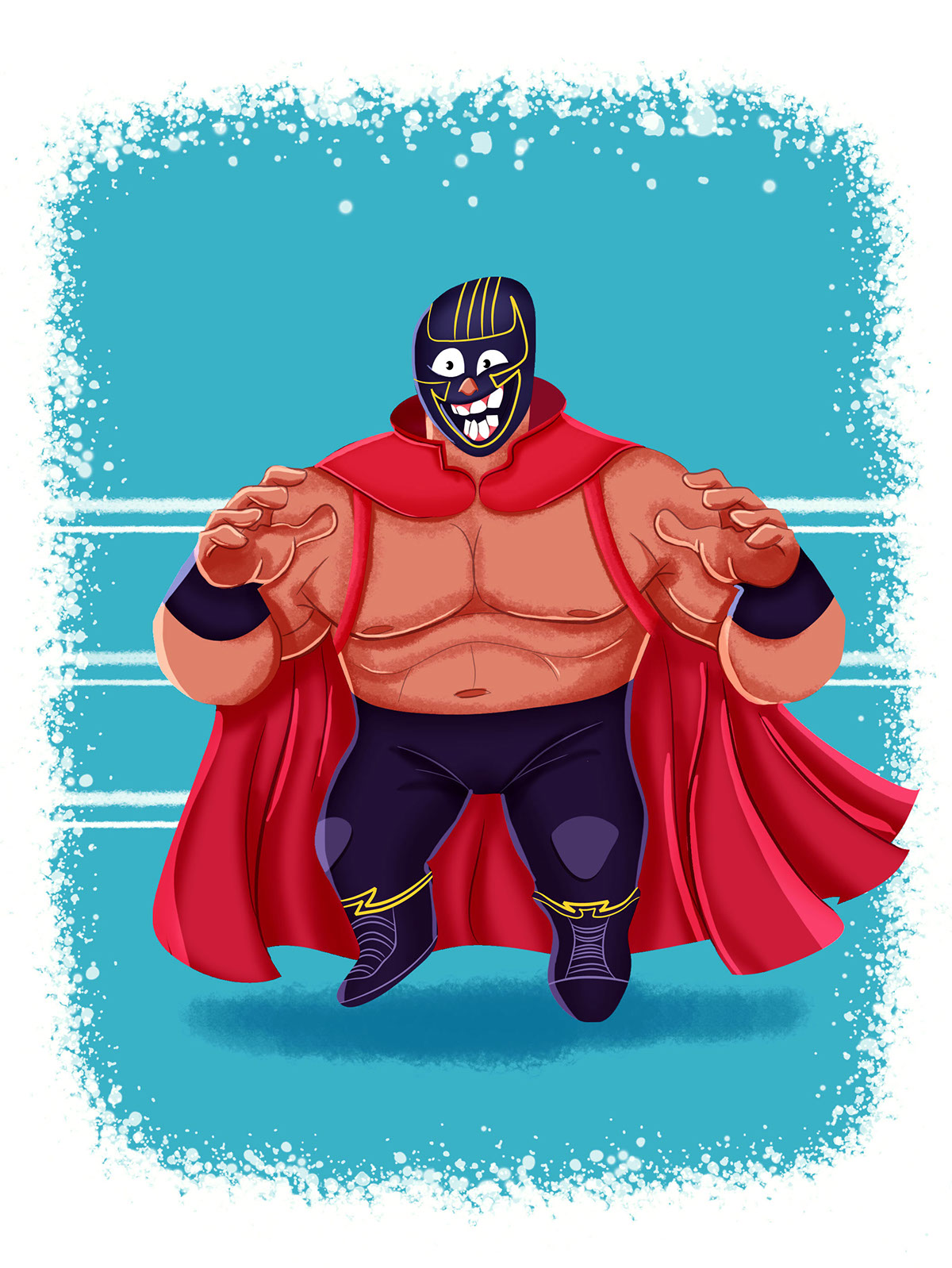 luchador Thanos Avengers Infinity war mexican wrestler