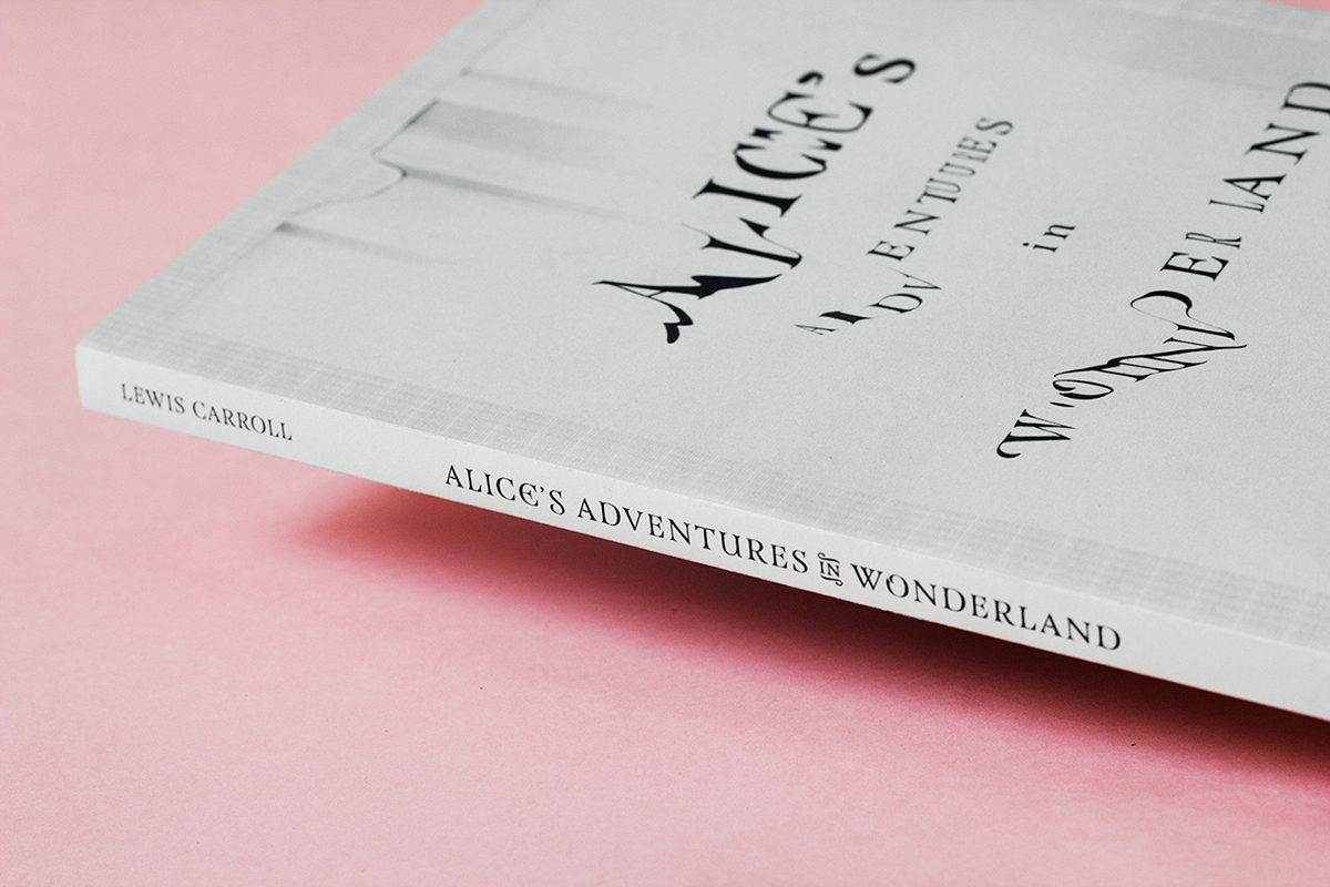 book cover design bookcover alice adventure wonderland