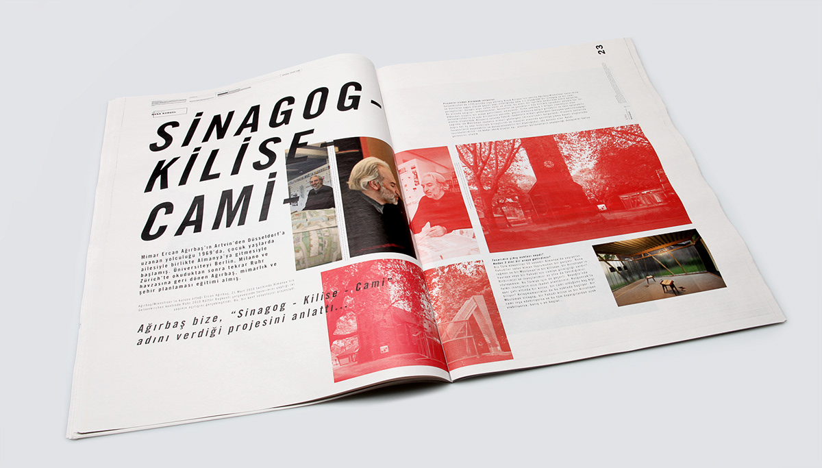 paper t.AG Magazine design  typography