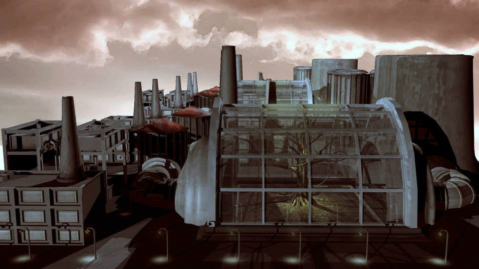 industry factories factory game environment Maya photoshop Autodesk