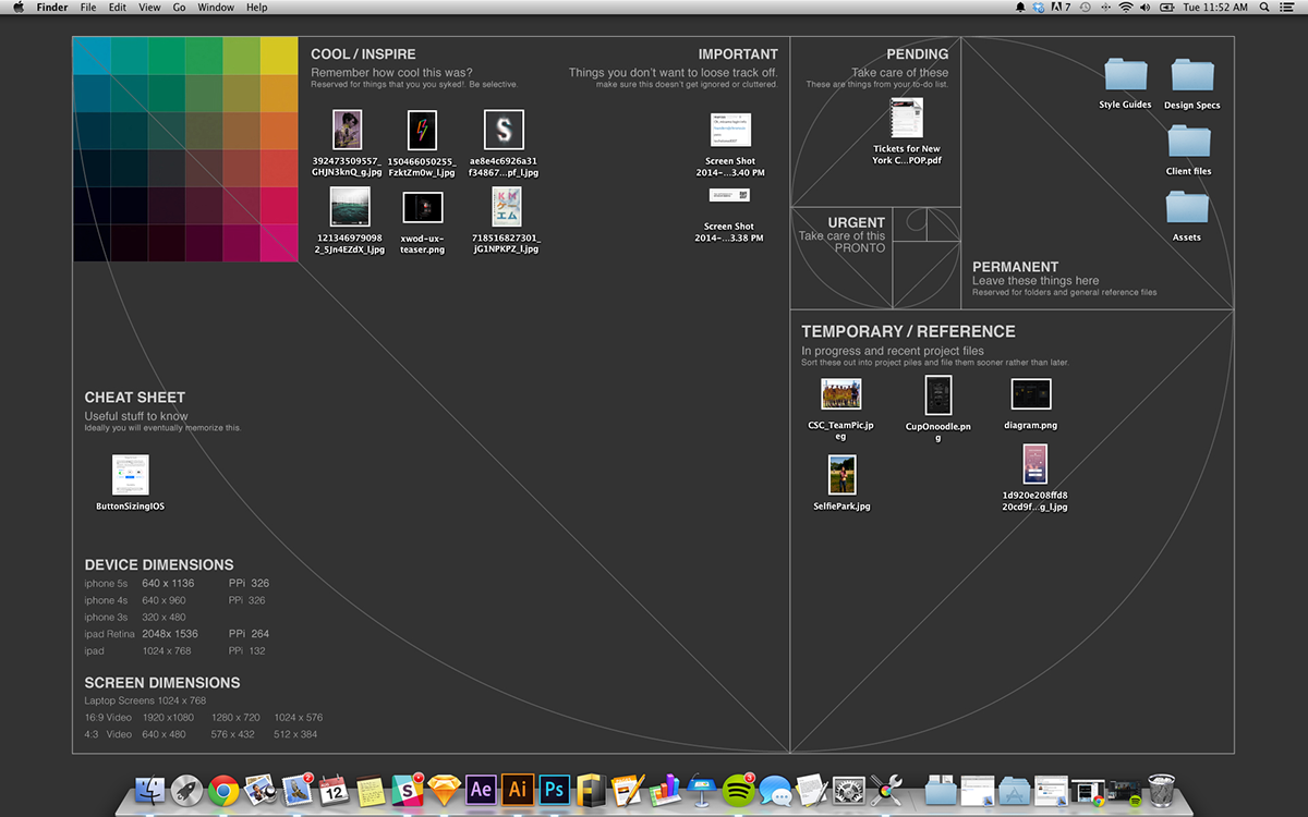 design desktop wallpaper Productivity veronica velasquez ux UI Golden Ratio mac adobe Interface ios device mobile