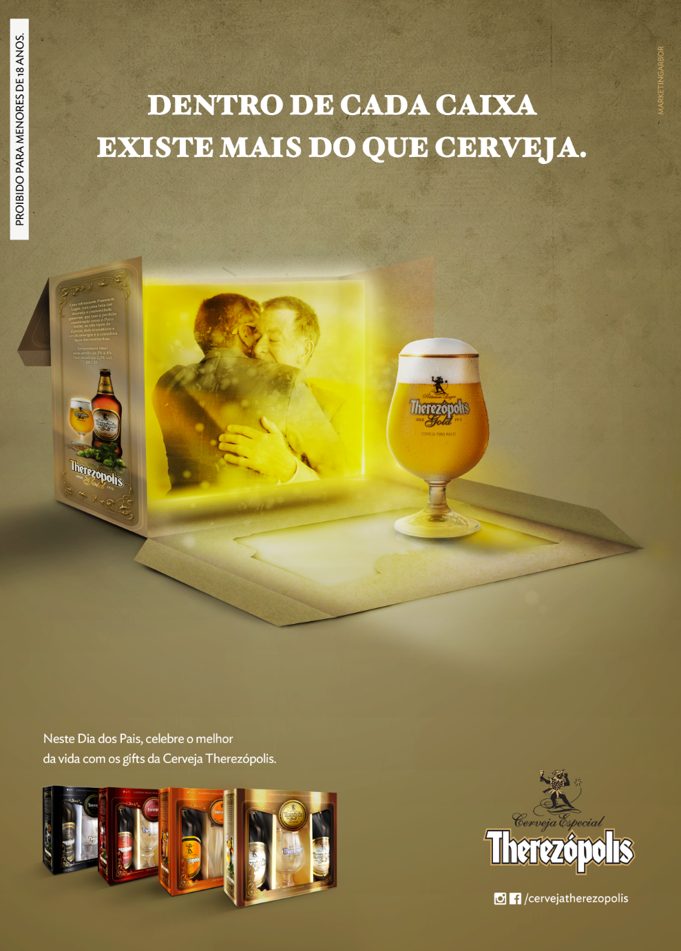 beer Cerveja anúncio dia dos pais Ilustração TACA