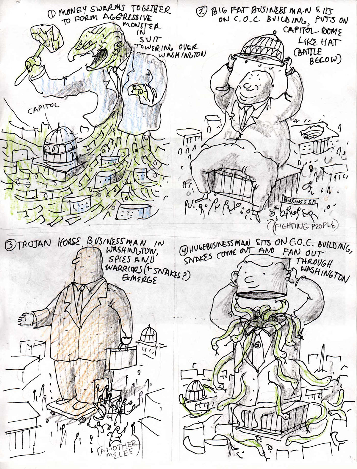 illustrations Editorial Illustrations political satire the baffler tom frank scratchboard