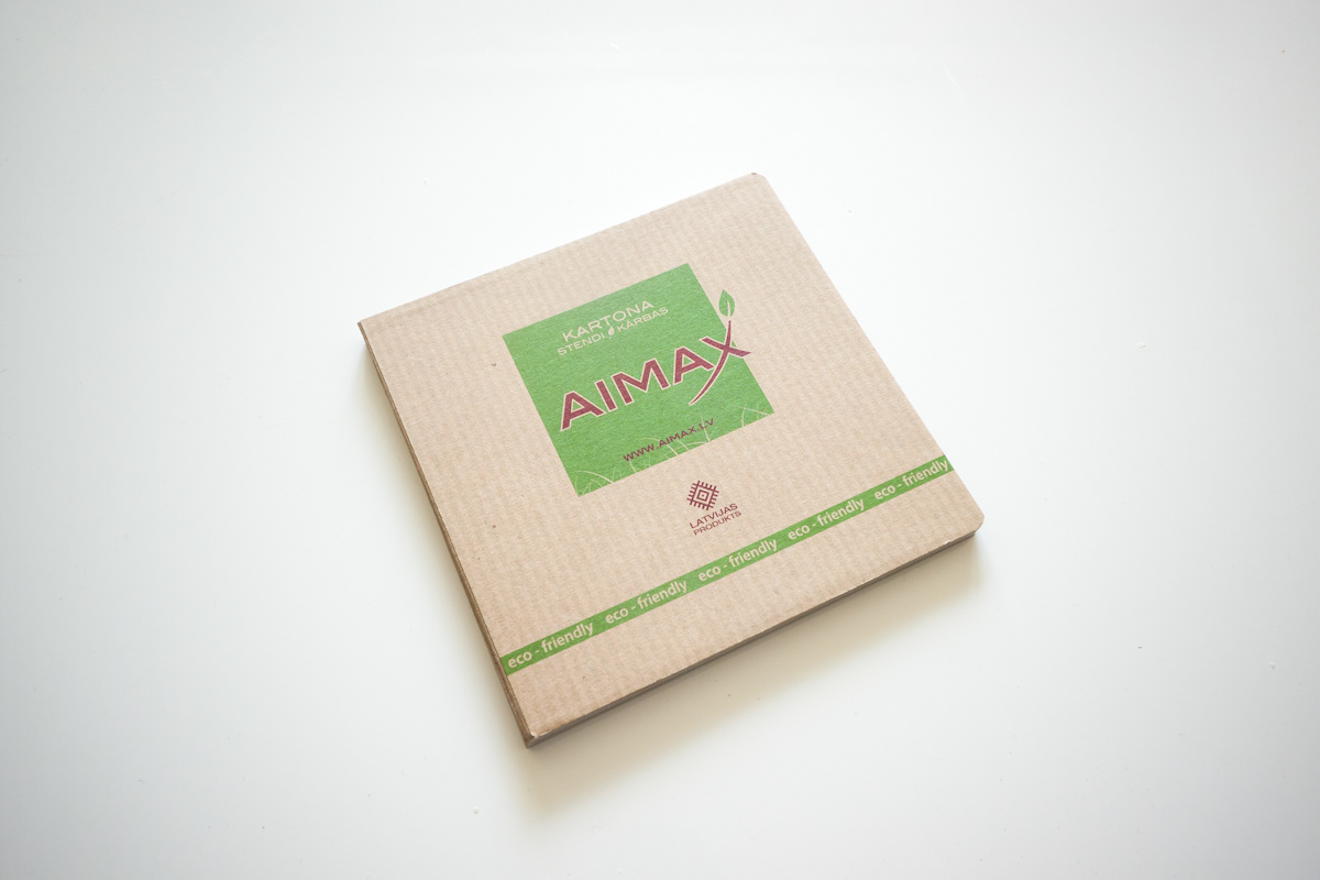 aimax  booklet  brochure brand logo