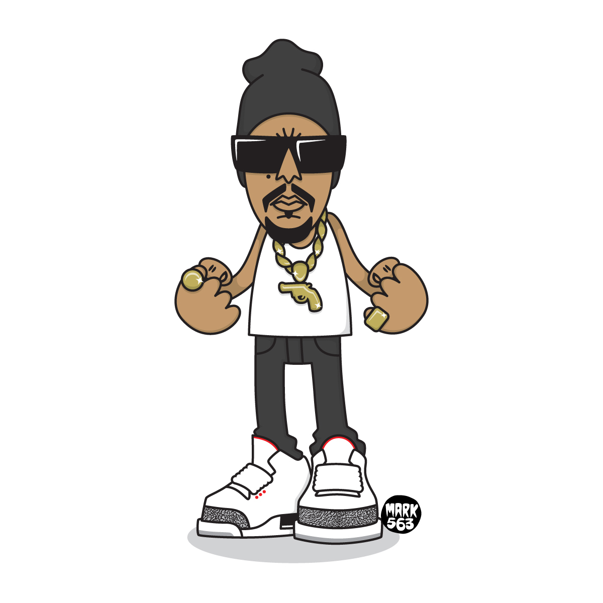 rap hiphop hip hop vector b-boy Ice T KRS One KRS 1 Biz Markie rakim bdp
