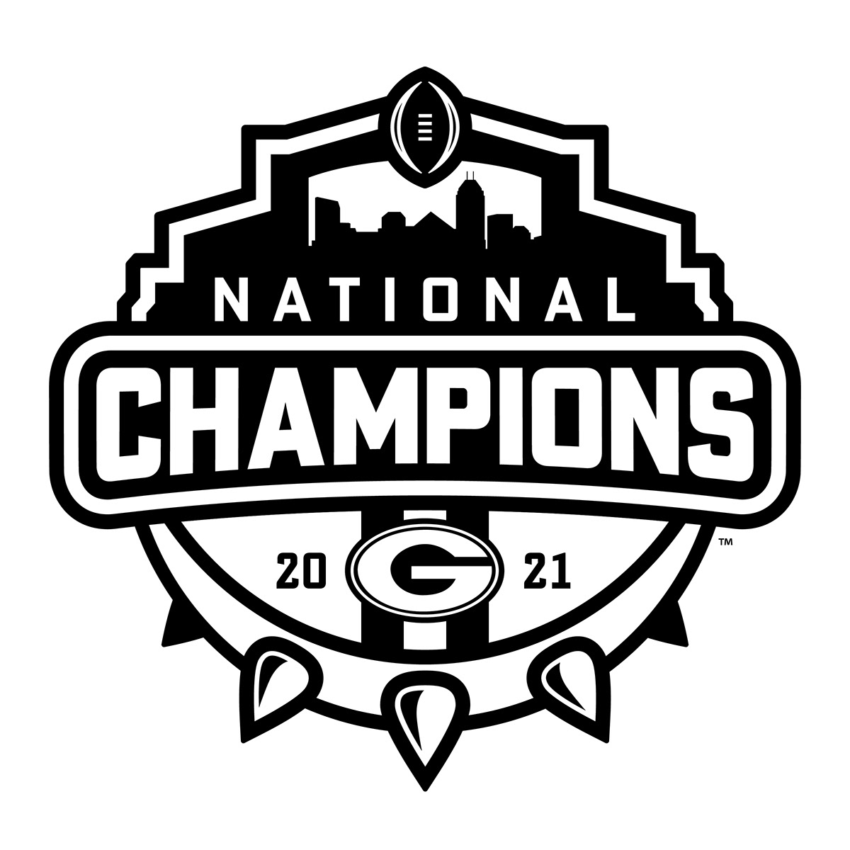 GEORGIA BULLDOGS - 2021 NATIONAL CHAMPIONS - Logo Concept by