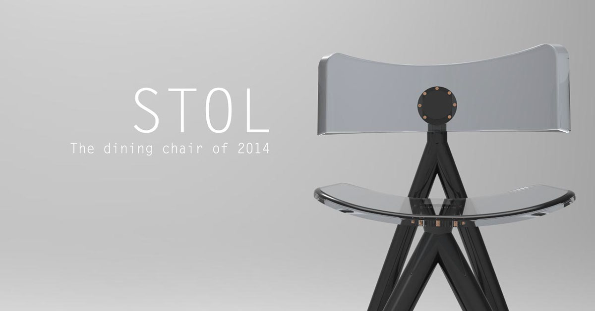 Stol  chair  transparent  Kristian Hede  hede  innovative trend  2014  furniture