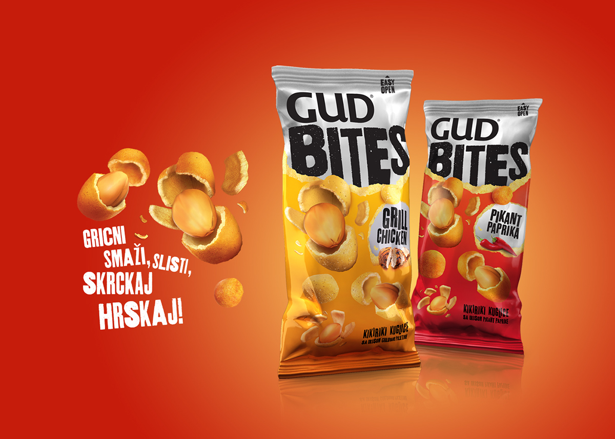 Gud Bites Marbo snacks peanut chicken  paprika grill pepsico Food 