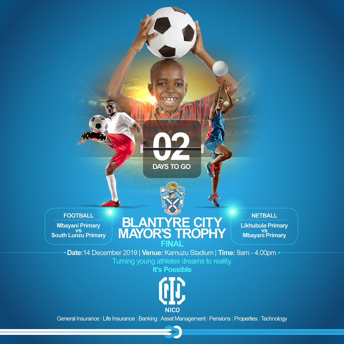 soccer netball Blantyre city mayor trophy Tournament malawi