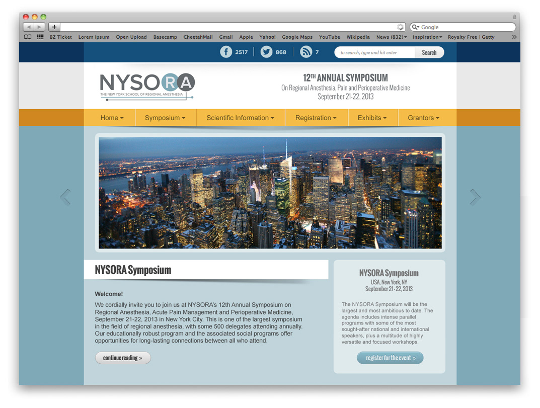 NYSORA Print advertisement email marketing wordpress Global Branding