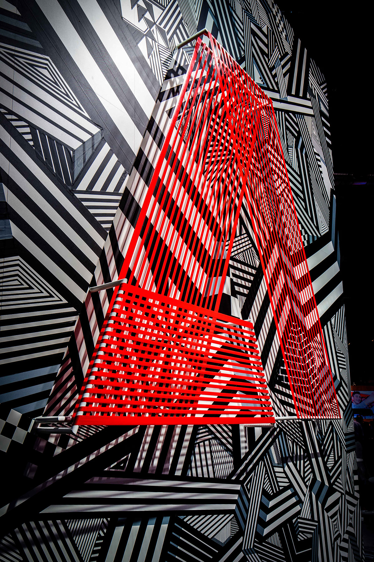Adobe Remix klebebande tape-art OMR16 live 3D installation layer Illustrator design logo Tapeart tape Urbanart Logo Remix