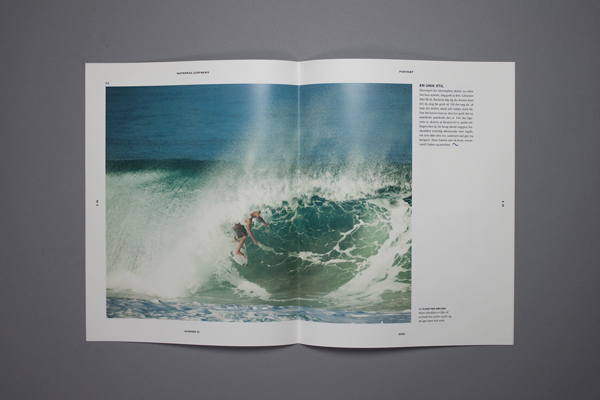 Surf watermag surfnews haderslev editorialdesign redesign magazine Bjarke Nøhr Kristensen denmark