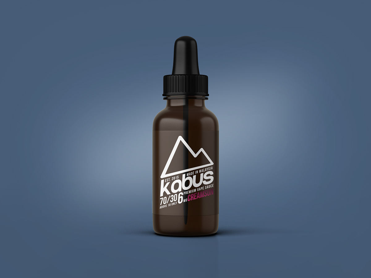 design bottle kabus juice Vape Liquid logo