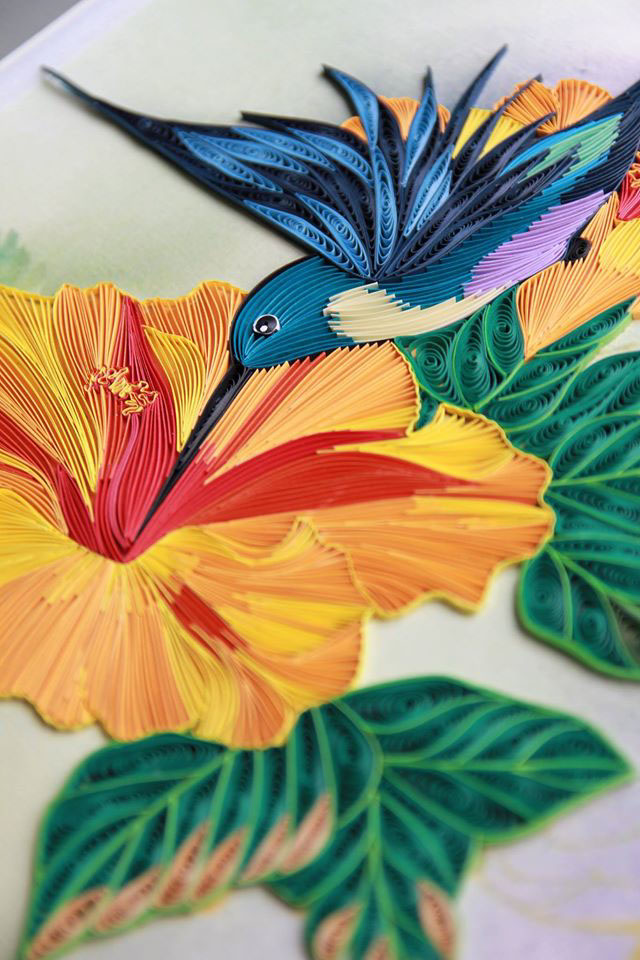 Paper Quilling Craft hand made artworks
