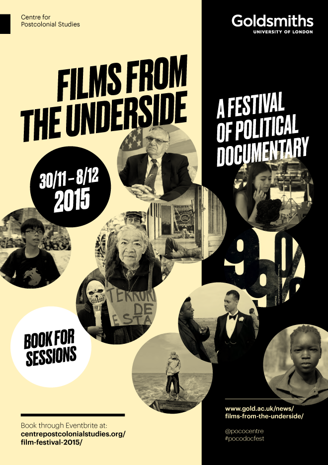 film festival festival programme Program borchure poster independant underside political Documentary 