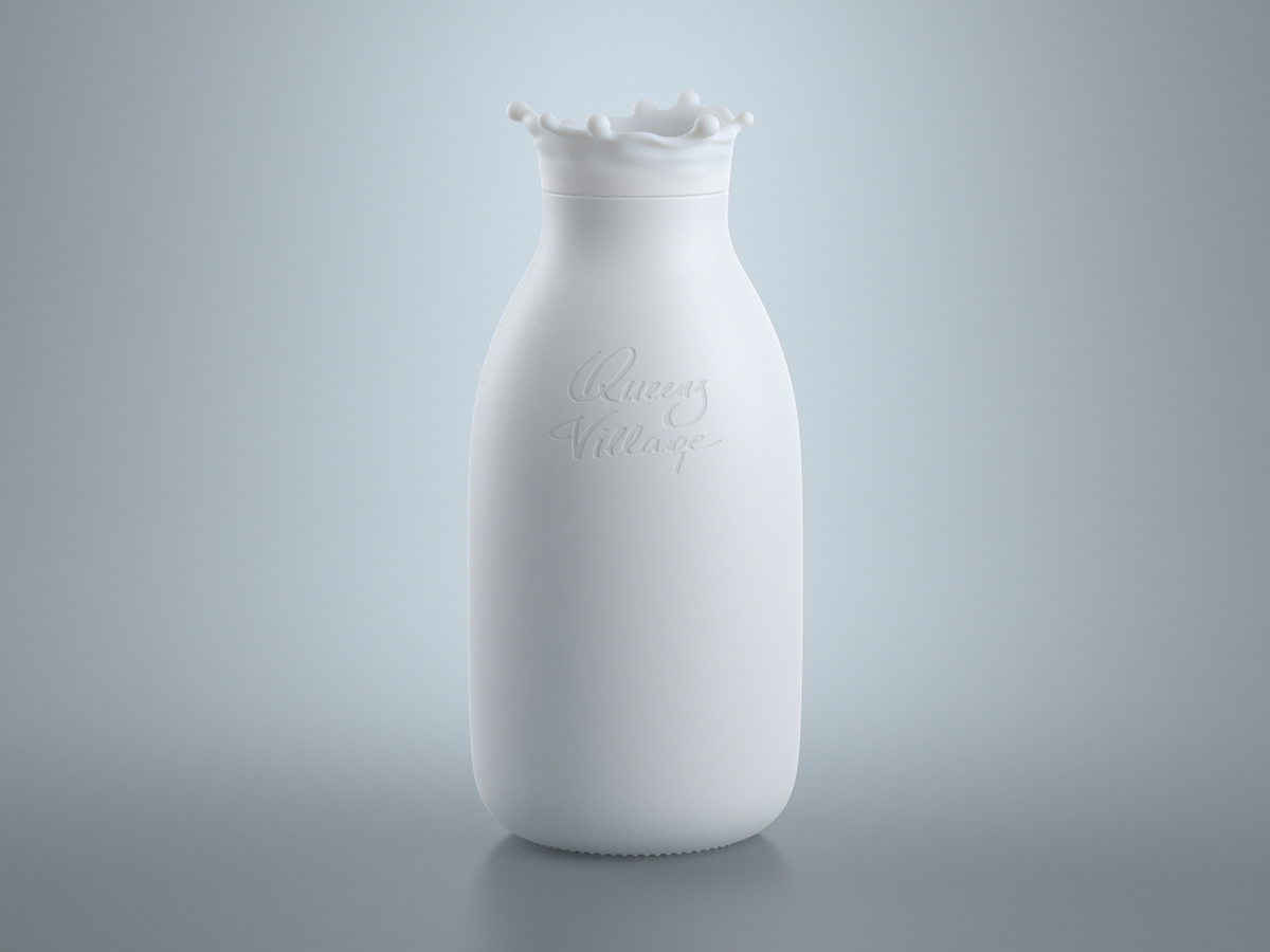 milk concept cookie bottle product cap White crown milk bottle milk bottle concept