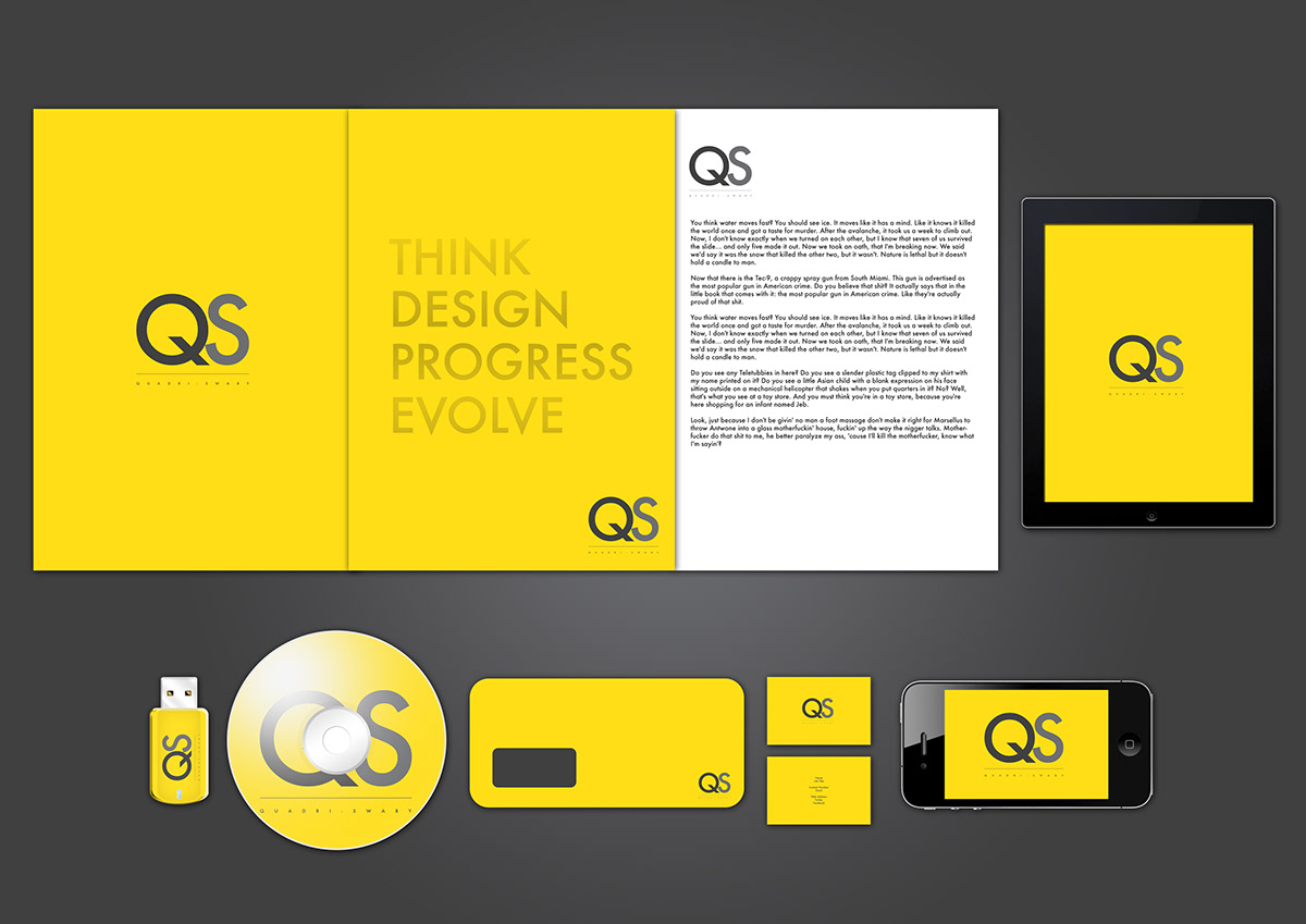 Qs Quadri Swaby design logo identity agency Website graphic brand marketing   Web media studio
