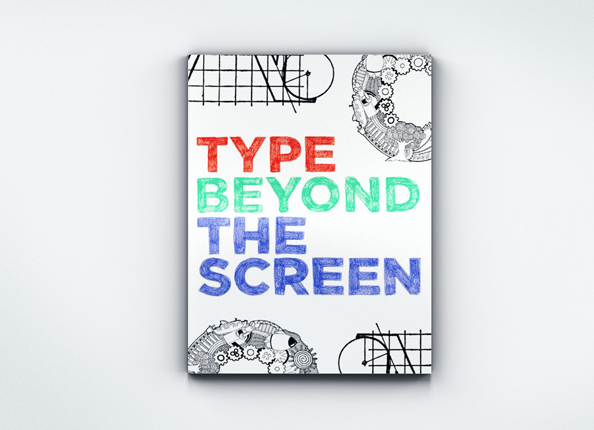 type design book design Non Font handmade typography Typographic Rules print design