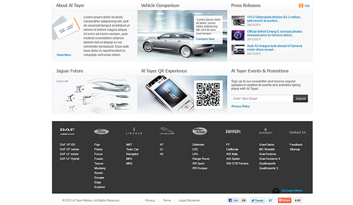 Website Design  website  UI  cars