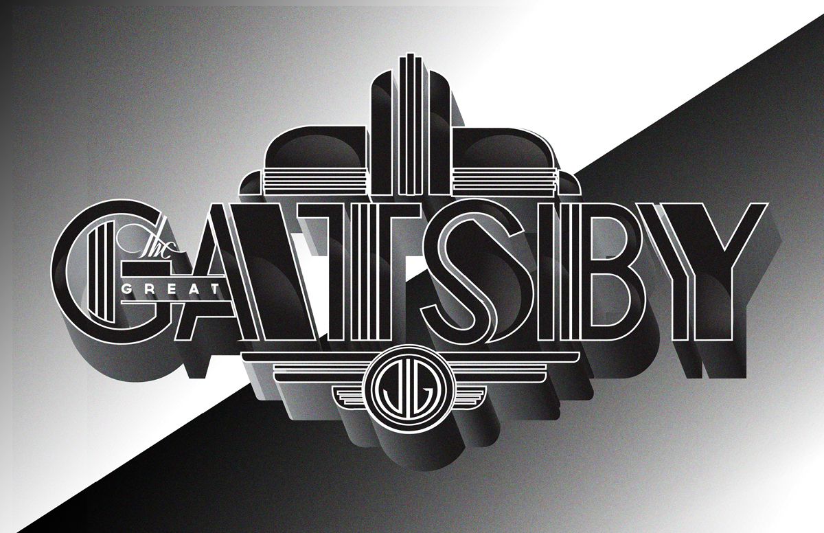 gatsby The Great Gatsby logo like minded studio art deco Baz Luhrmann Catherine Martin Bazmark warnerbros title design