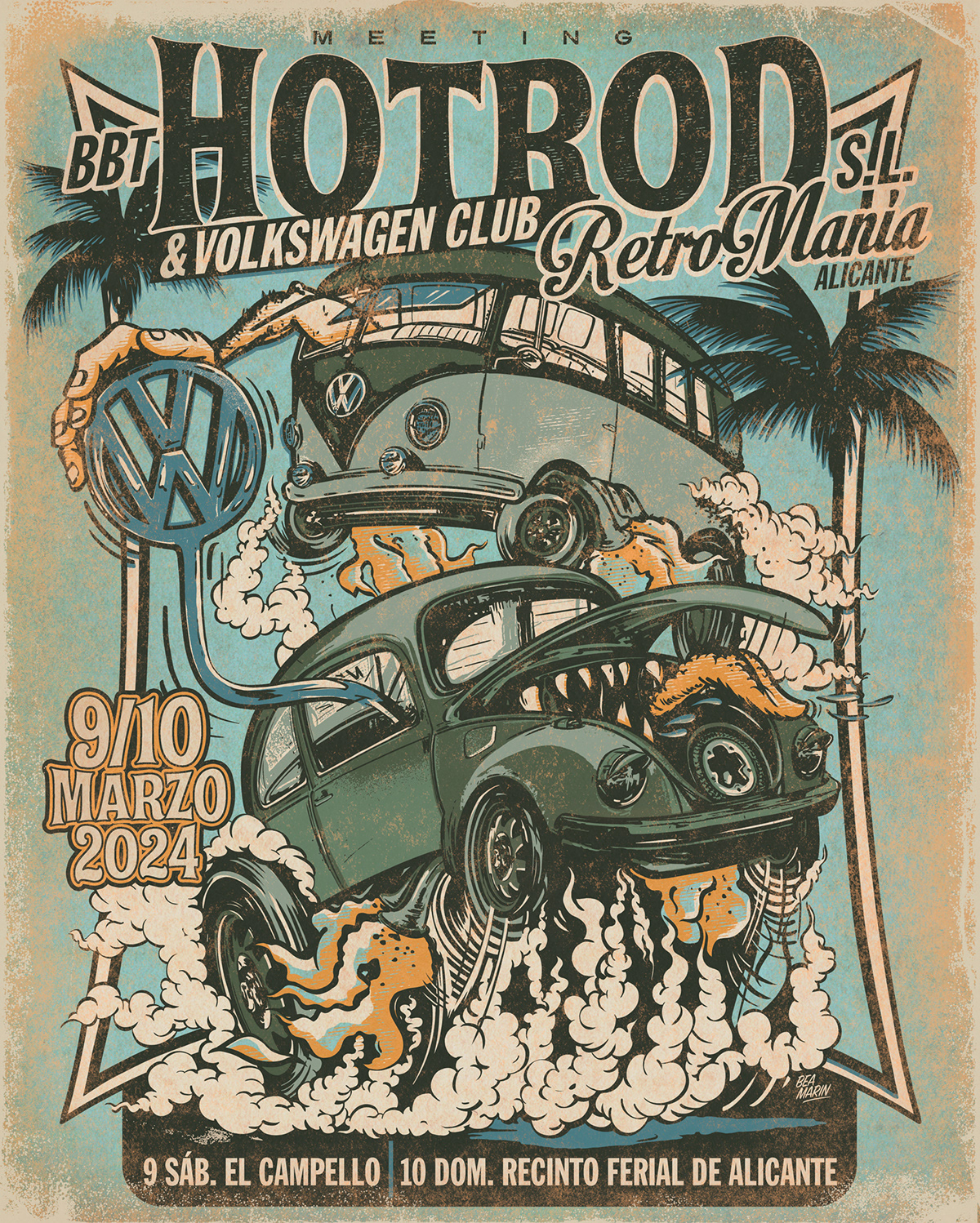 Hotrod Event Poster
