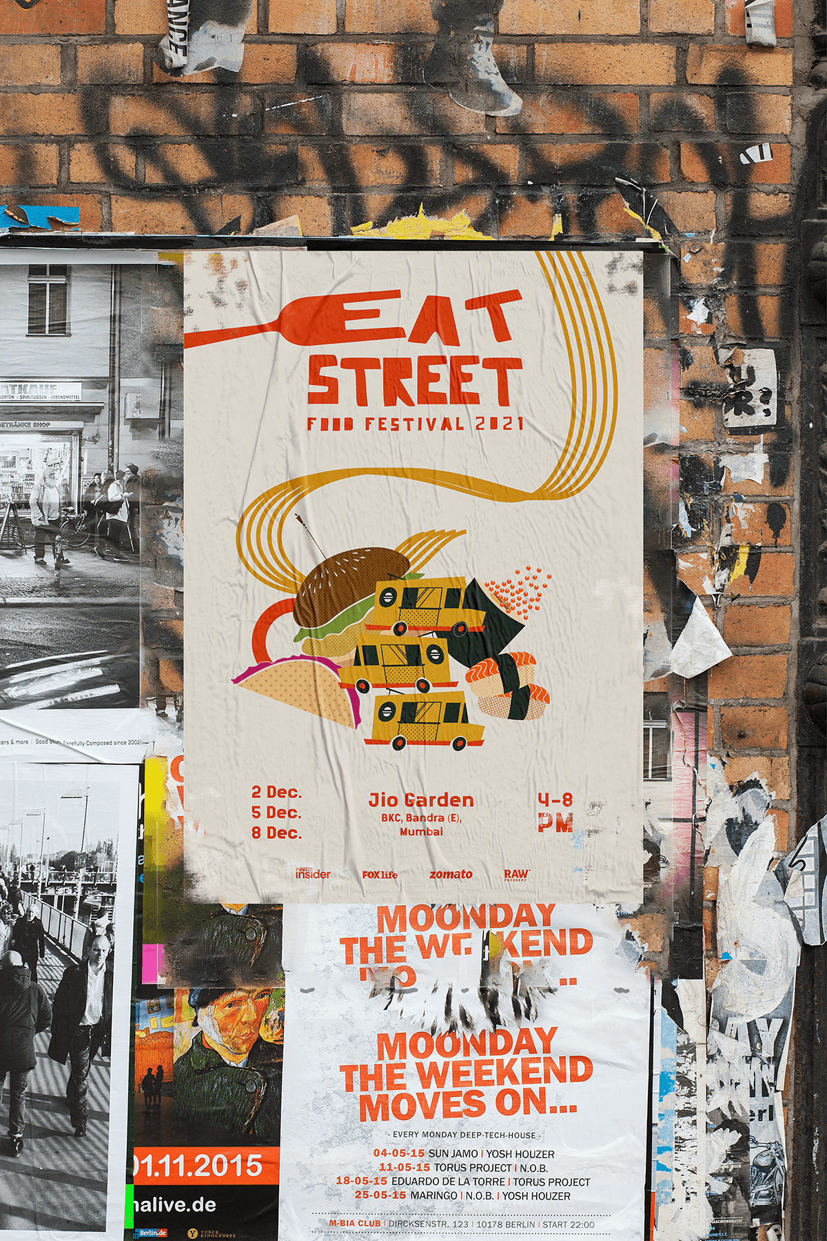branding  design festival festival identity Food  food festival Food truck poster Street Art  typography  