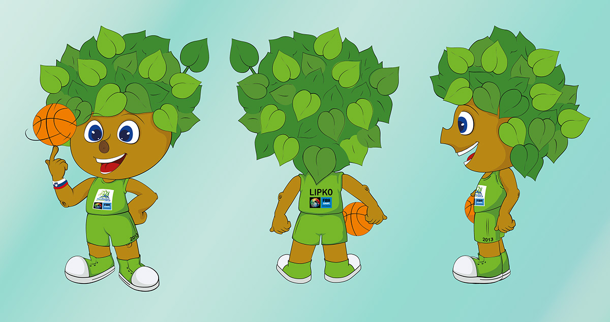 lipko  eurobasket  mascot Character  costume