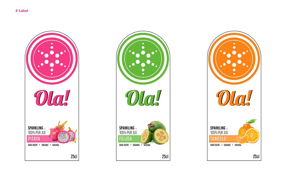 marque Packaging jus de fruit Rare design passion