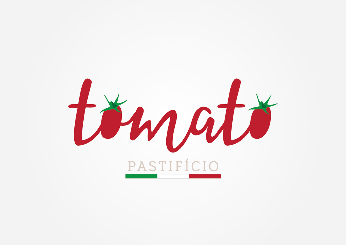 Logotipo marca pastificio Tomato