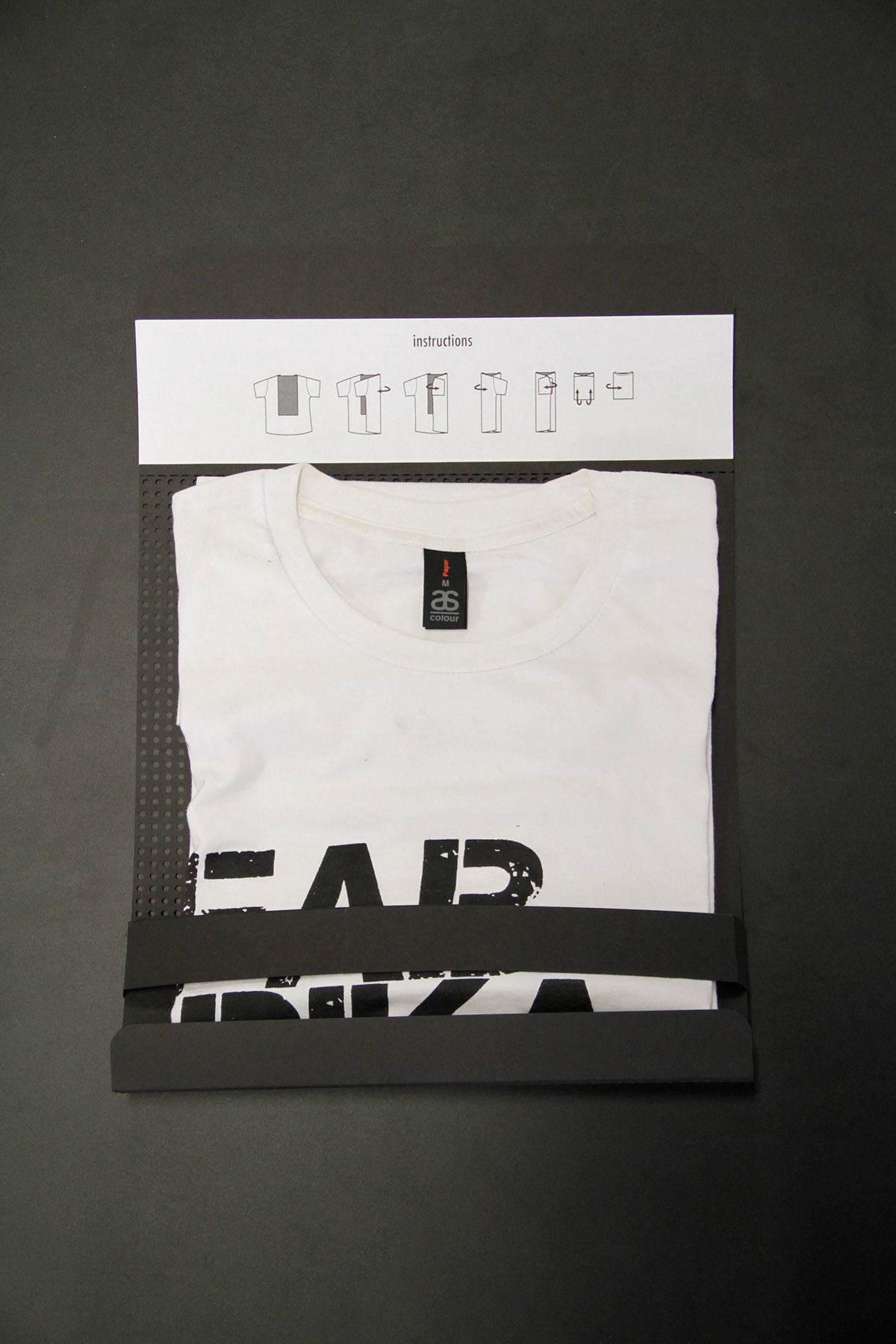 Fabrikated structural packaging black t-shirt tee Packaging A Brand New You casey Lem-n lemon