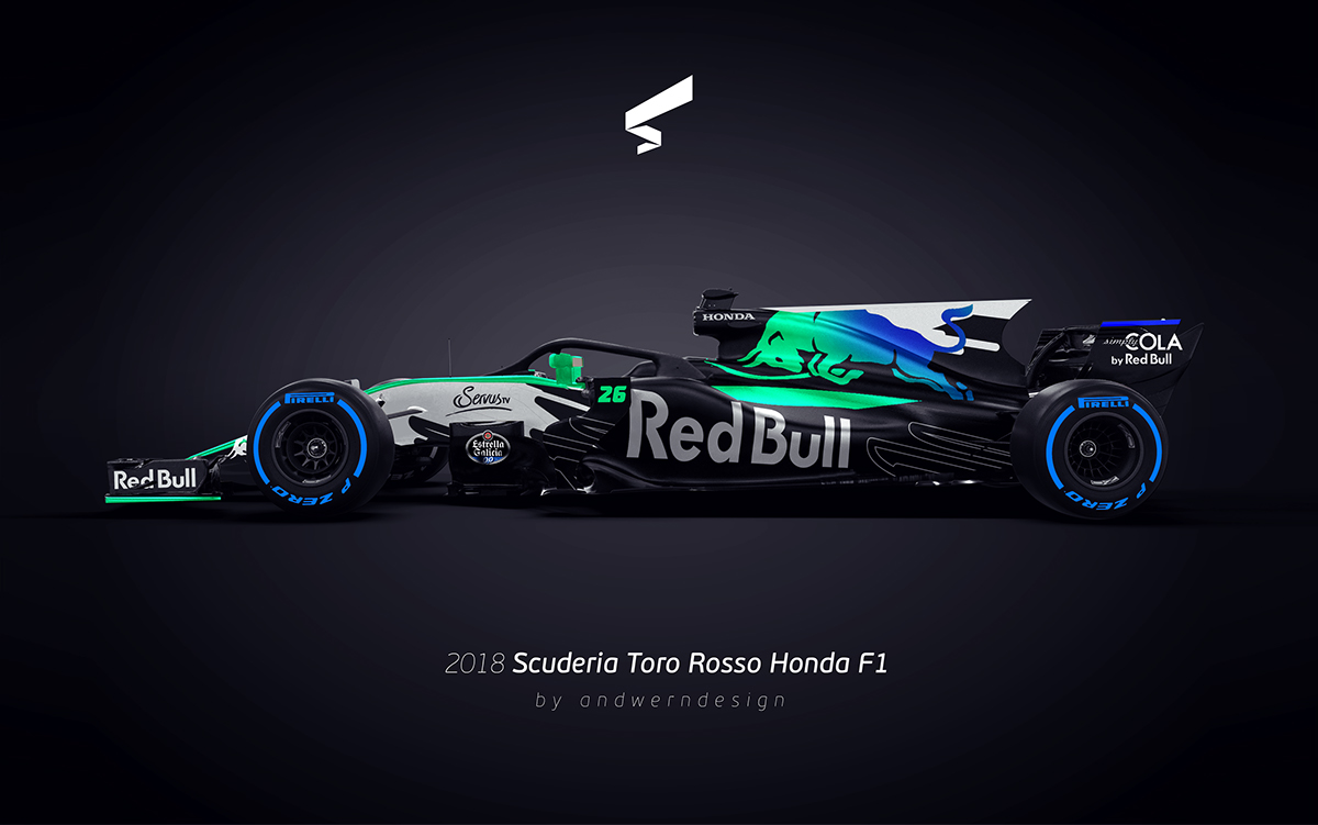 toro rosso Scuderia formula Livery design fantasy RedBull