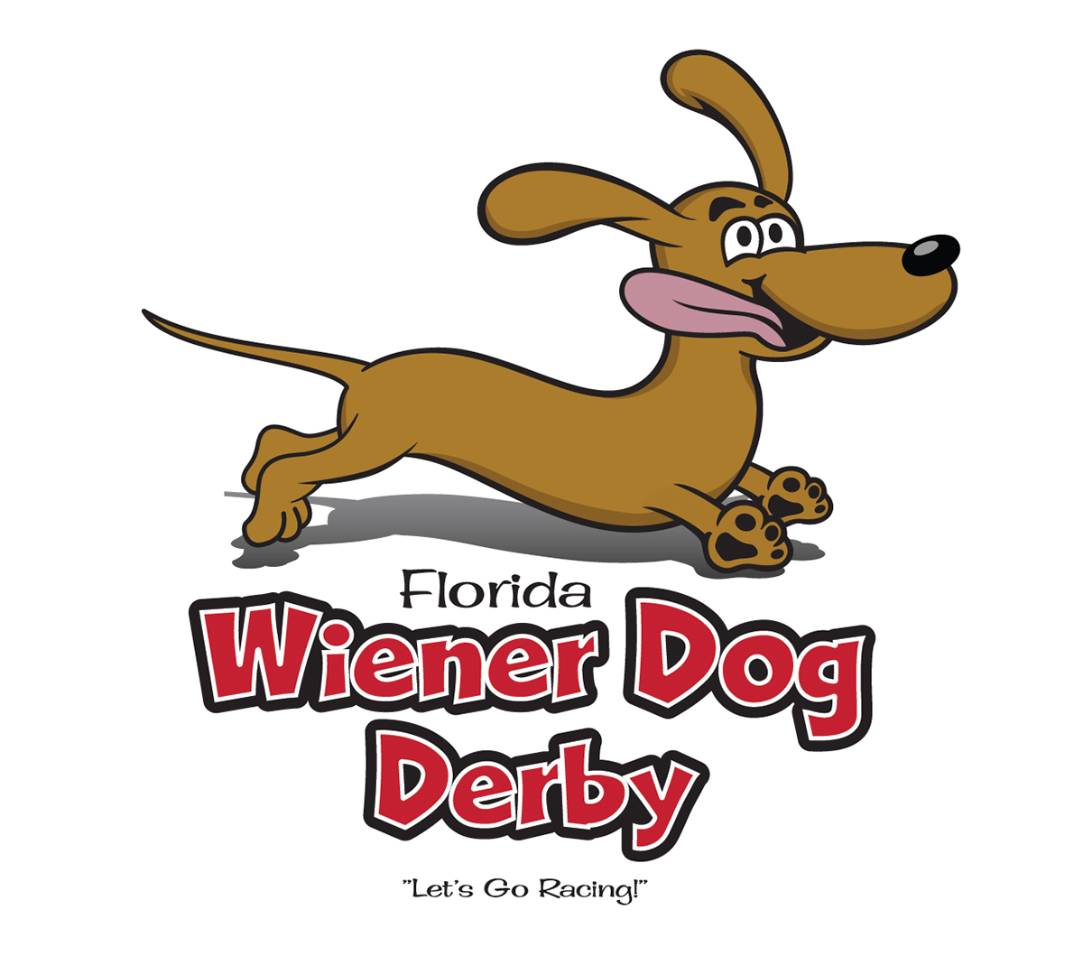 branding  design Character dachshund Racing logo ILLUSTRATION  graphics