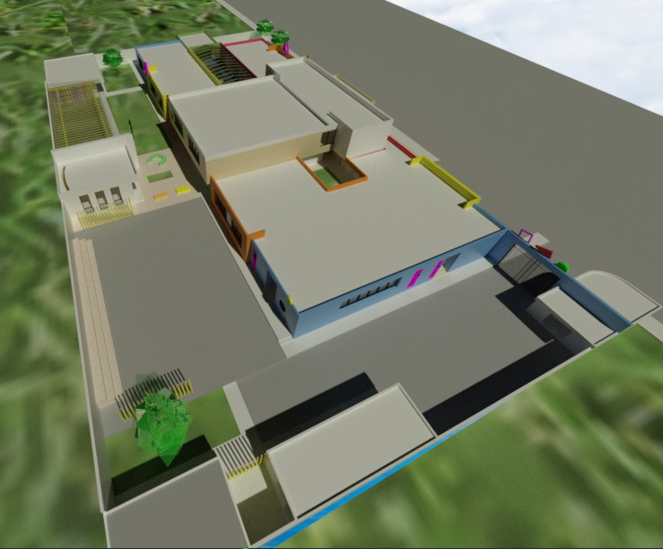 3D architecture exterior Render visualization