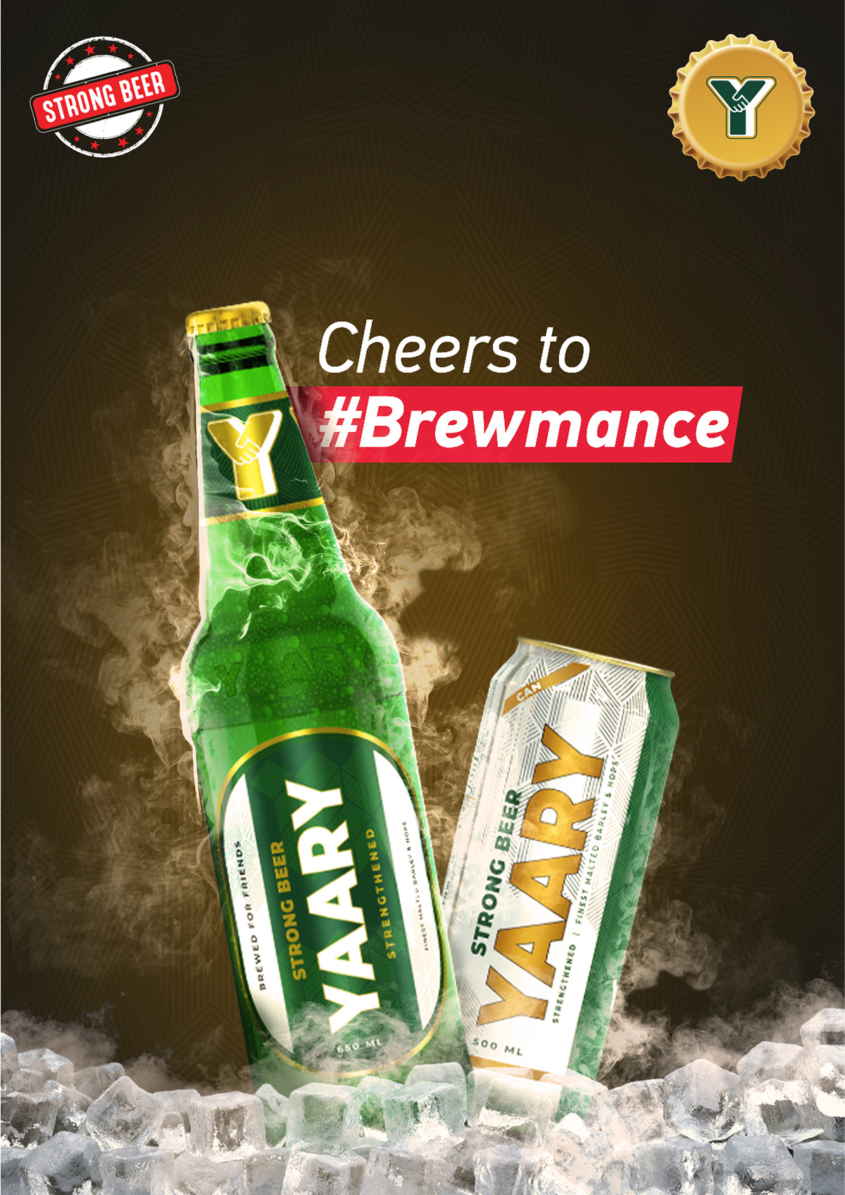 campaign ads banner brand identity visual beer drink adverising