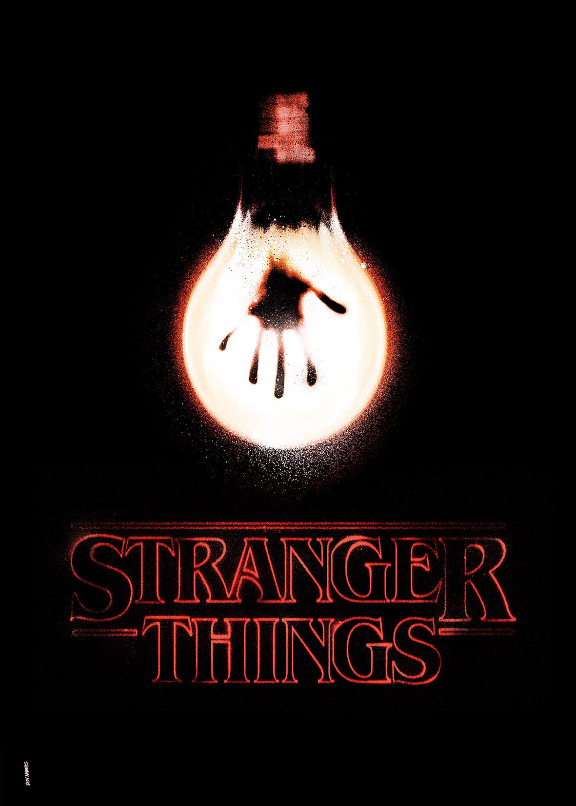 design art poster Stranger Things ILLUSTRATION  Dan Norris
