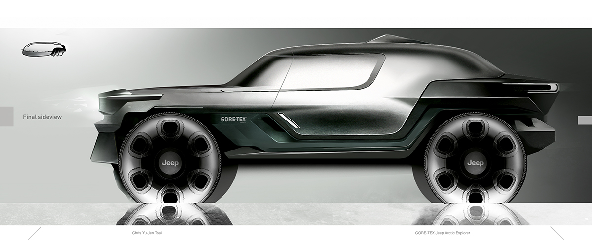 Transportation Design jeep concept Gore-tex