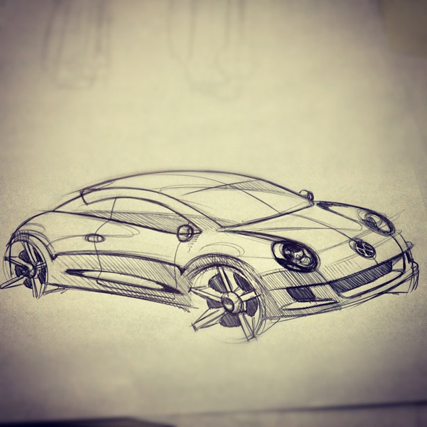 free sketches car sketch shape design