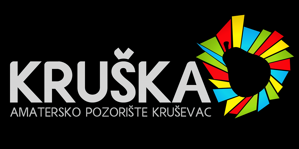 rebranding logo Theatre amateur Pear Serbia Krusevac kruska colurs youth Young design identity brand