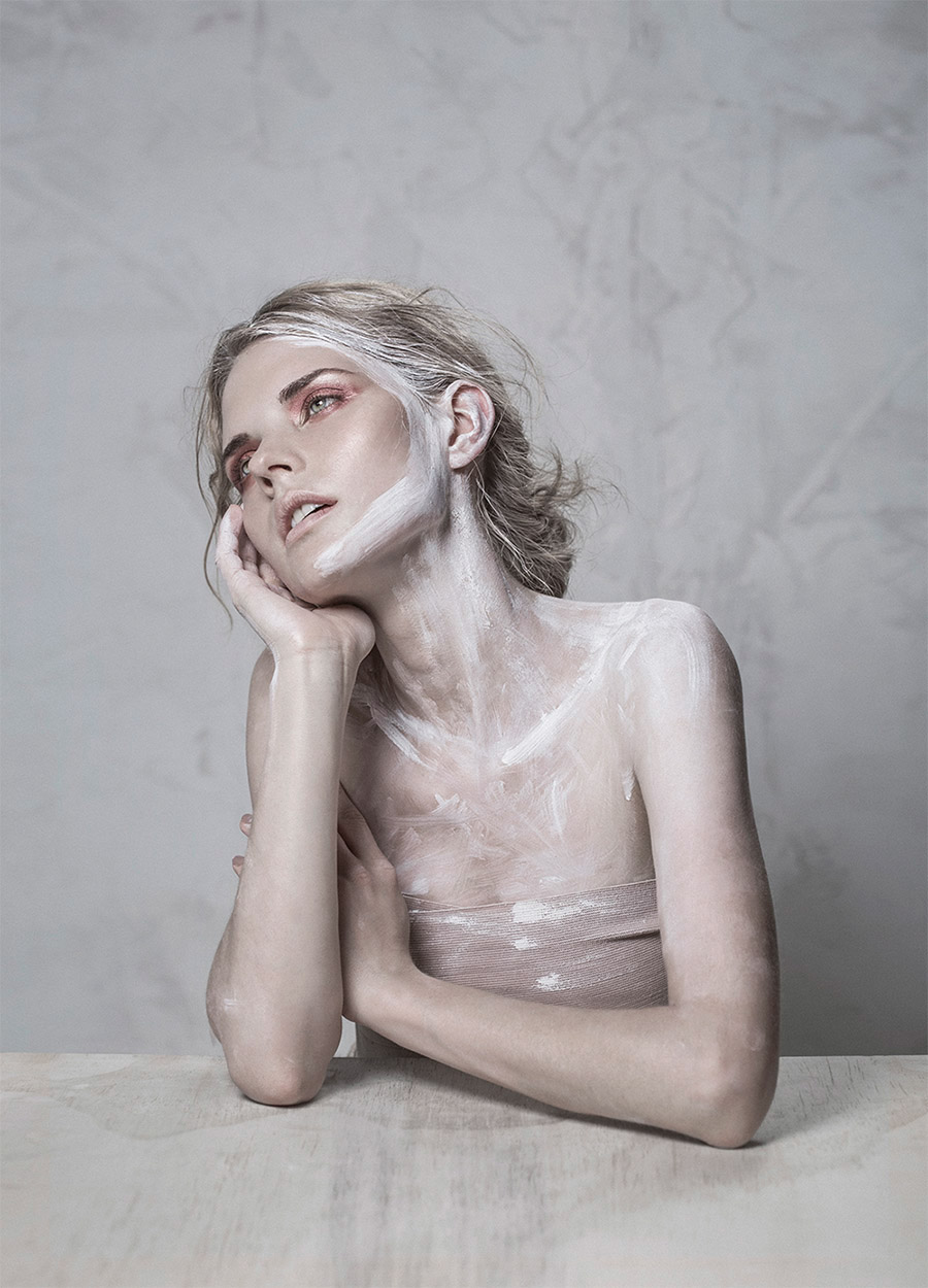 White model beauty canvas studio matanga