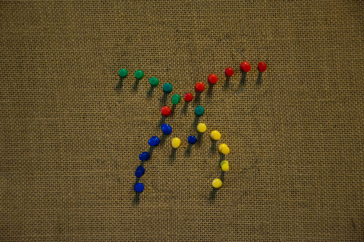 push pins stop motion animation