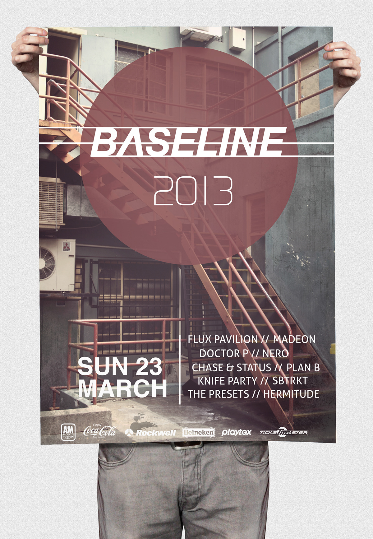 festival merchandise bass base baseline t-shirt ticket Wristband poster app Event dubstep