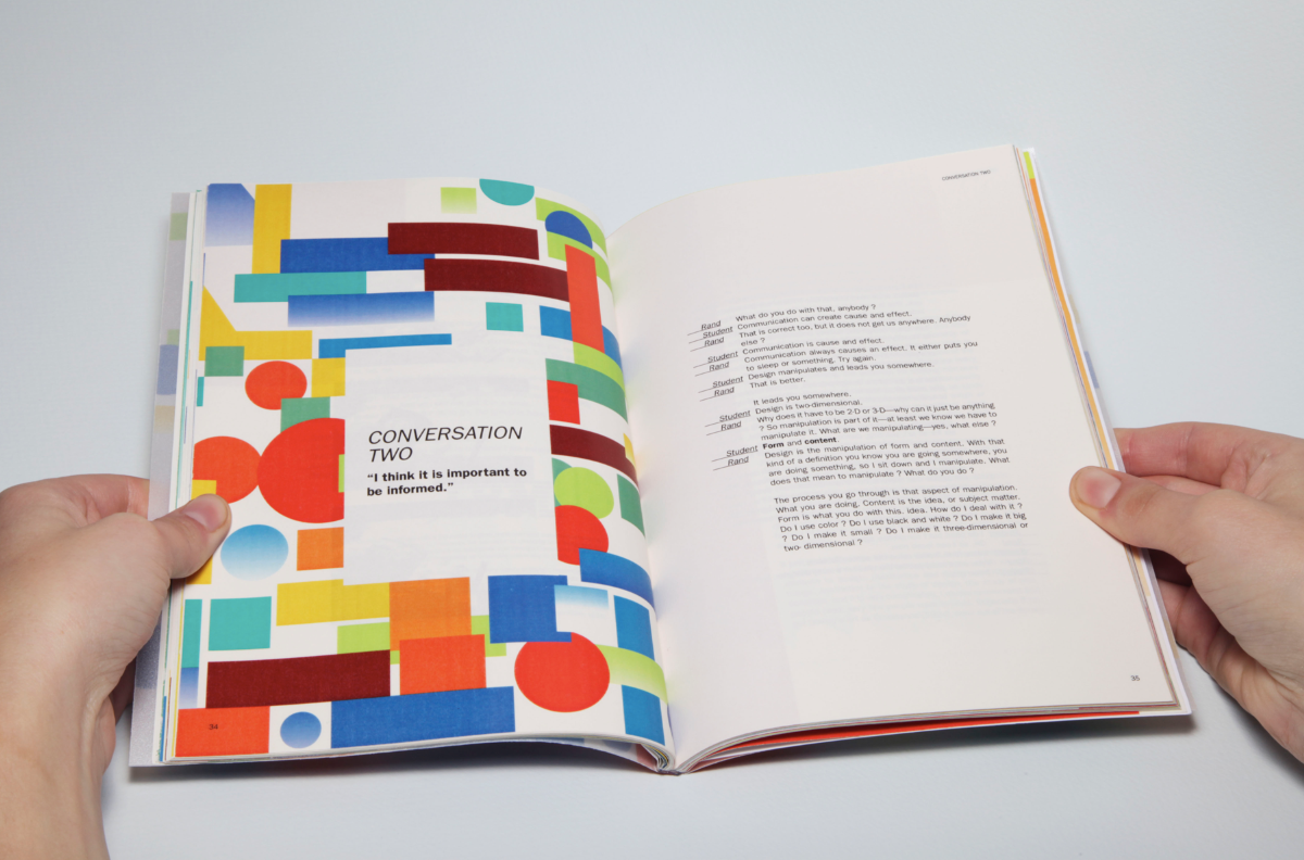 Paul Rand Geometrie Data abstraction forme-fond conversation colors