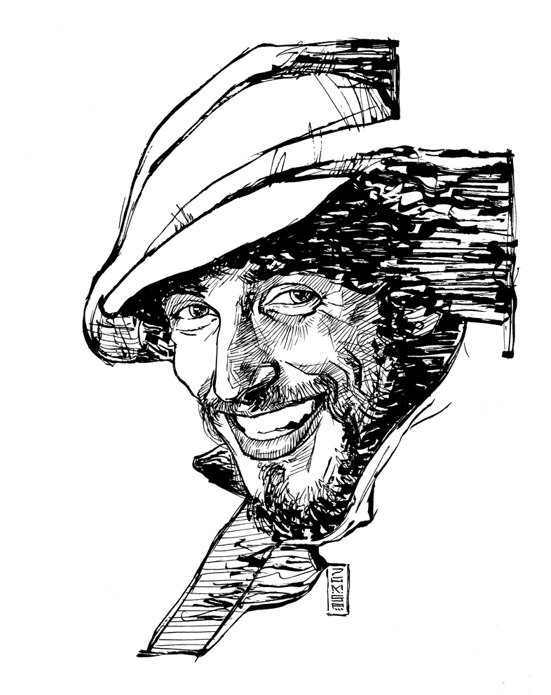parallel pen RITRATTO inchiostro Dave Grohl John Lennon lenny kravitz Lemmy Kilmister Bruce Springsteen john lydon portraits ink